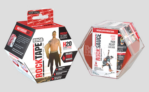 ROCKTAPE H20 EDGE - LOGO RED