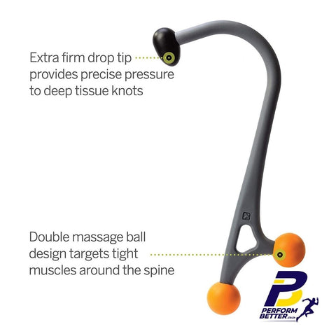 Double Massage ball - ACUCURVE MASSAGE CANE For Neck, Back & Shoulders - Performbetter.co.za